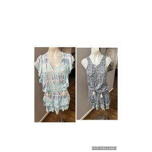 Lot of 2 Cool Change Bathing Suit Cover Ups Size Medium